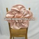 Fancy Big Flower in Blush Wedding Chair Cover